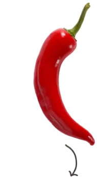 Арахіс смажений зі шматочками перцю чилі