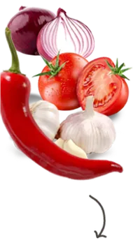 Арахіс смажений з прянощами соусу сальса