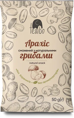 Арахіс смажений з натуральними грибами